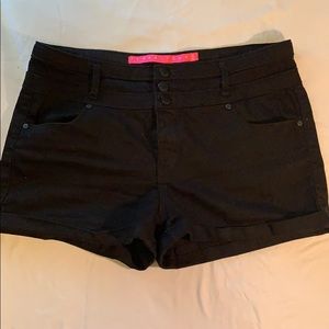 🌼Black high waisted shorts